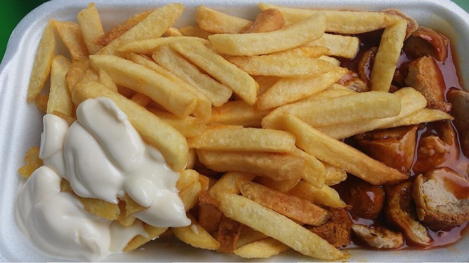 cartofi prajiti cu maioneza