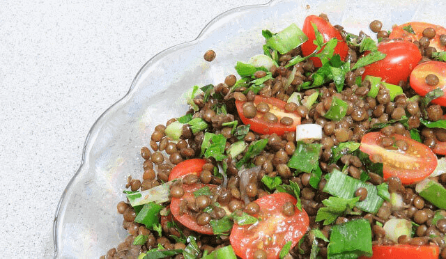 Salata tabbouleh cu linte