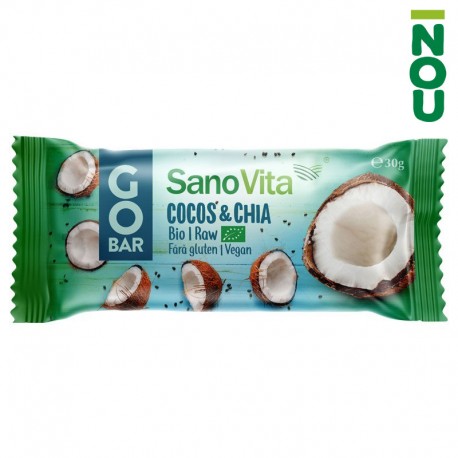 GOBAR BATON BIO DE FRUCTE CU COCOS & CHIA 30G